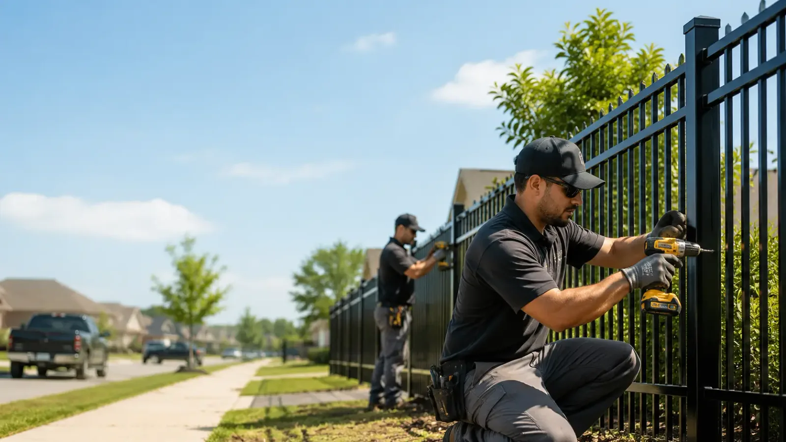 Metal Fence Installation in Luling, TX